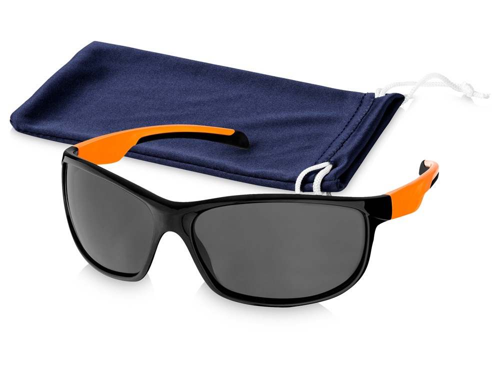 Солнцезащитные очки Fresno, черный/оранжевый