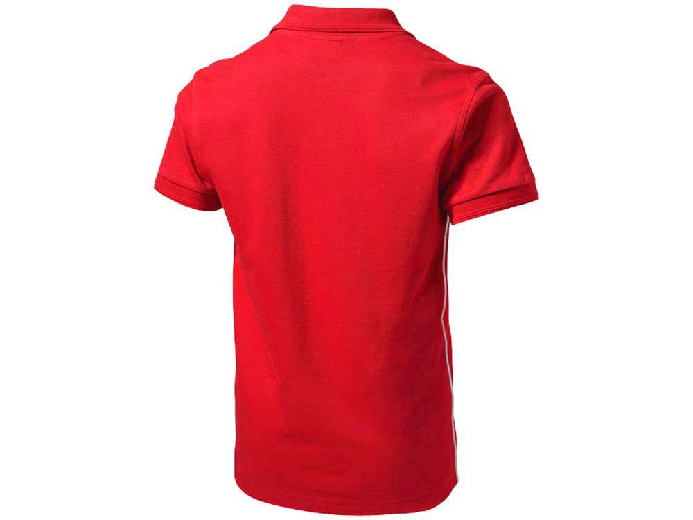 Рубашка поло Backhand мужская, красный/белый