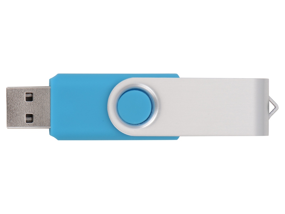Флеш-карта USB 2.0 16 Gb Квебек, голубой