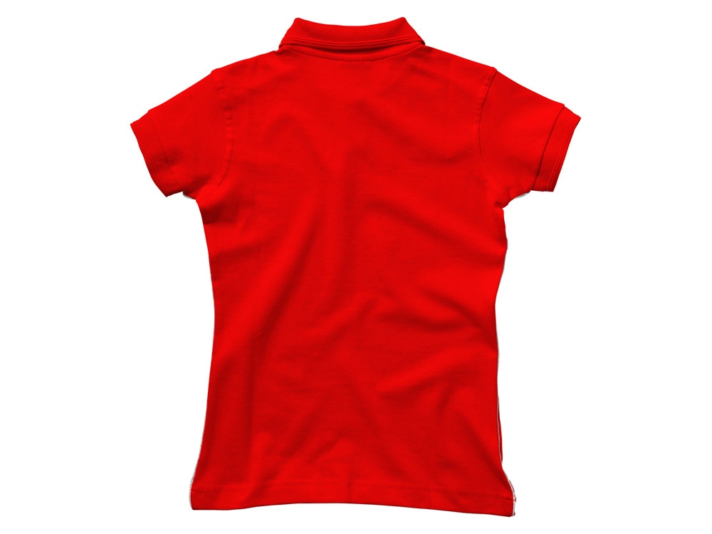 Рубашка поло Backhand женская, красный/белый