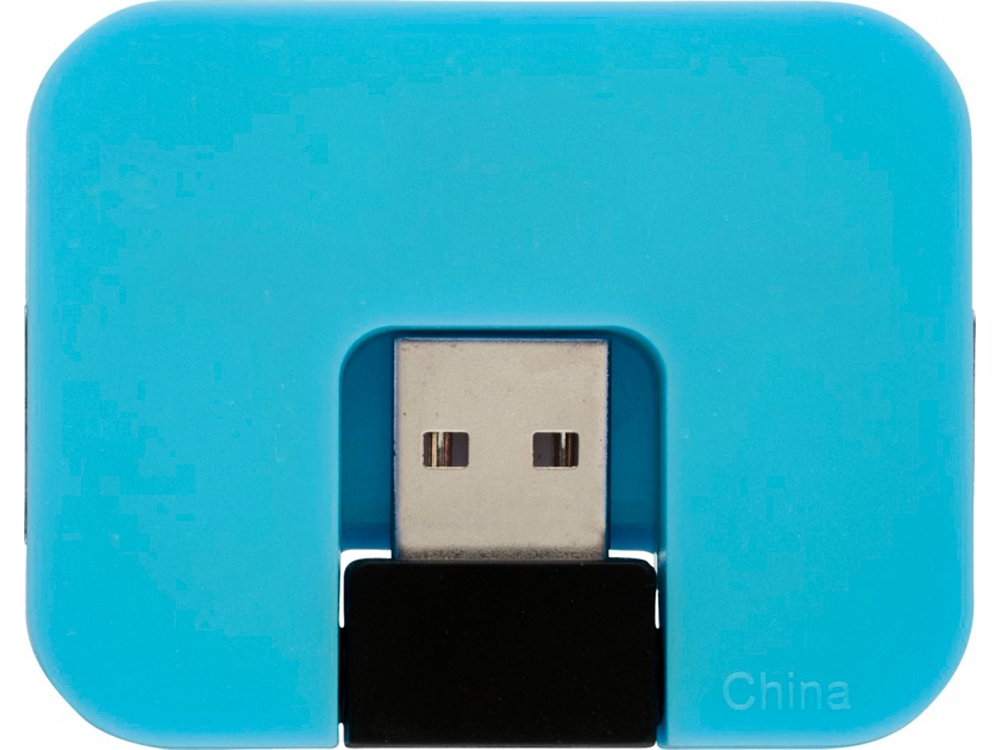 USB Hub Gaia на 4 порта, синий