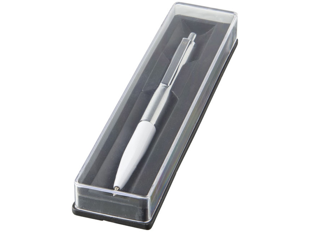 Шариковая ручка Dot, белый, синие чернила