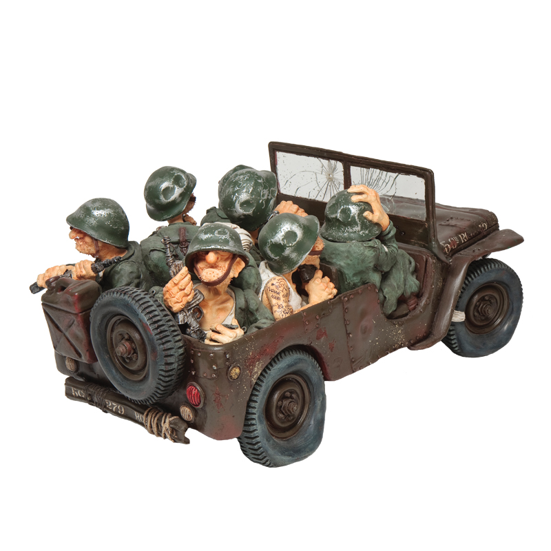 Скульптура "Военный патруль"