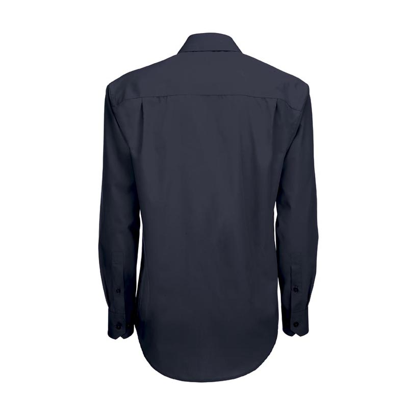 Рубашка мужская с длинным рукавом Smart LSL/men, темно-синяя/navy