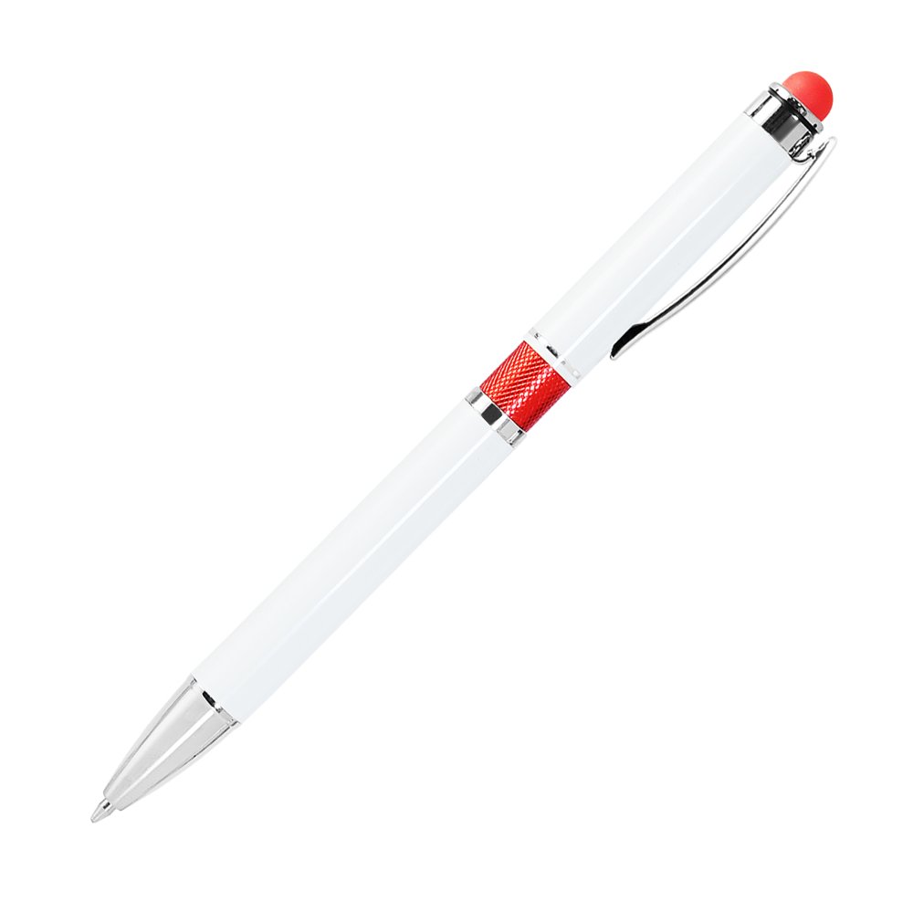 Шариковая ручка Arctic, белая/красная в упаковке