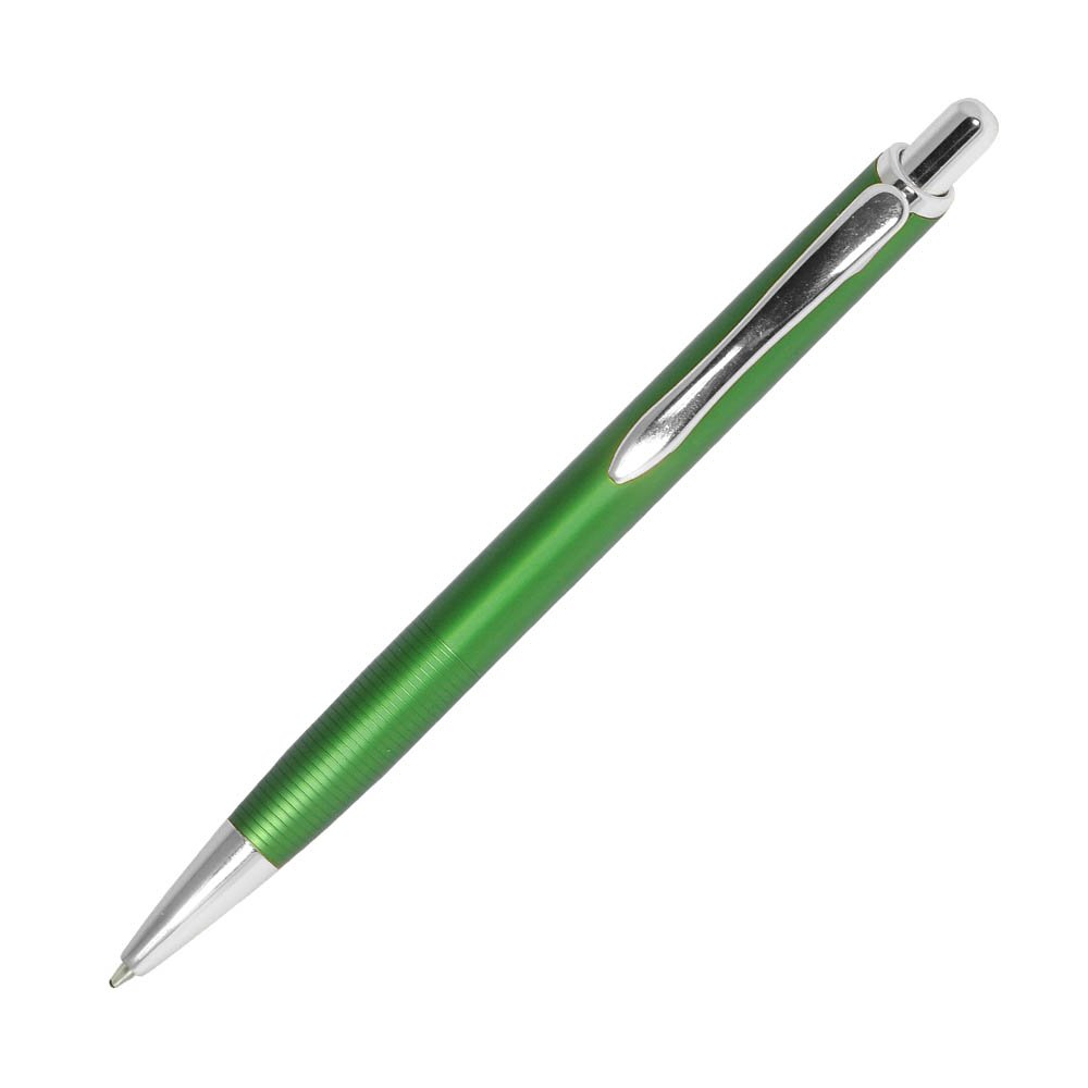 Шариковая ручка, Cardin, нажимной мех-м,корпус-алюминий, матовый, отд.-гравировка, зеленый/хром, в упаковке