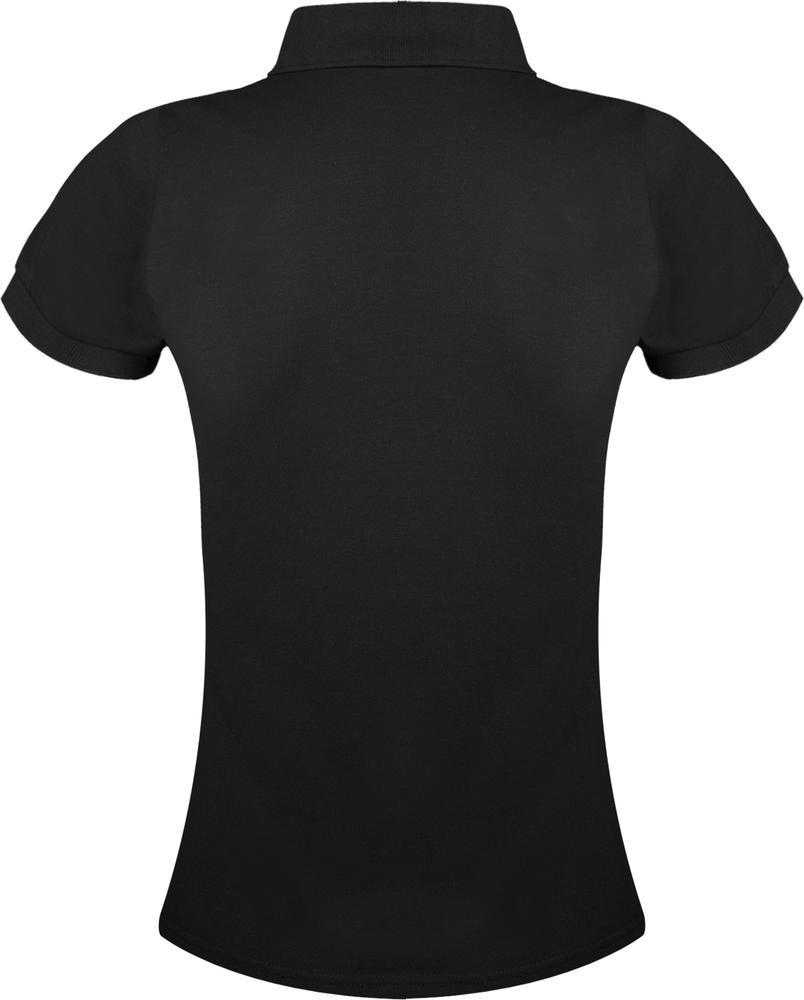 Рубашка поло женская Prime Women 200 черная, размер XXL