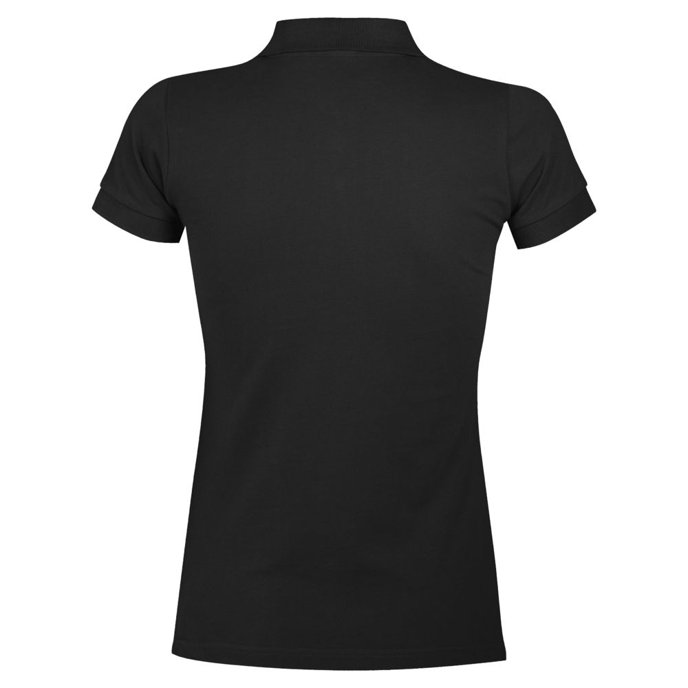 Рубашка поло женская Portland Women 200 черная, размер M