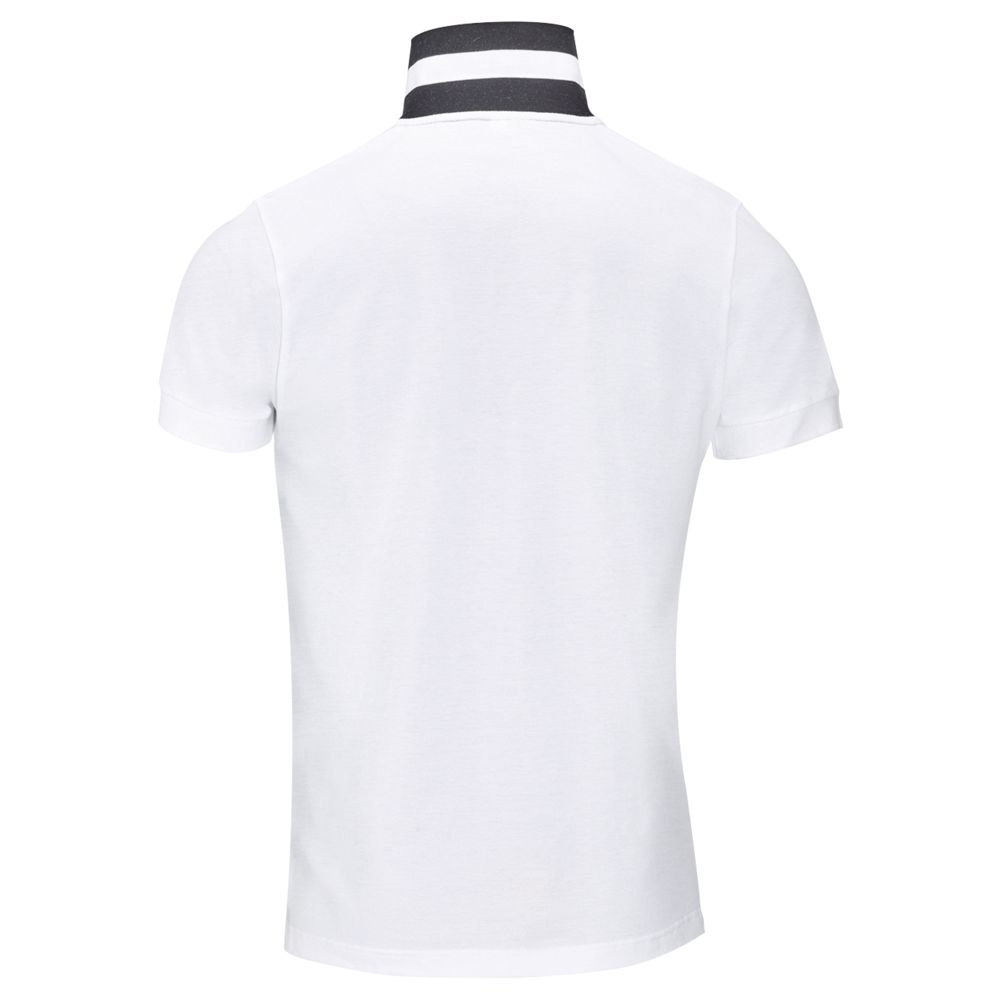 Рубашка поло мужская Patriot белая с черным, размер L