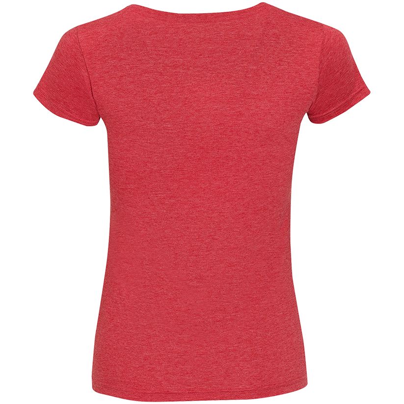 Футболка женская Mixed Women, красный меланж, размер XL