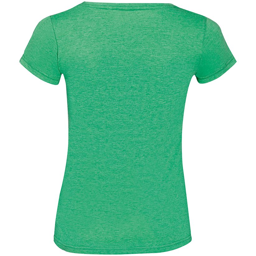 Футболка женская Mixed Women, зеленый меланж, размер L