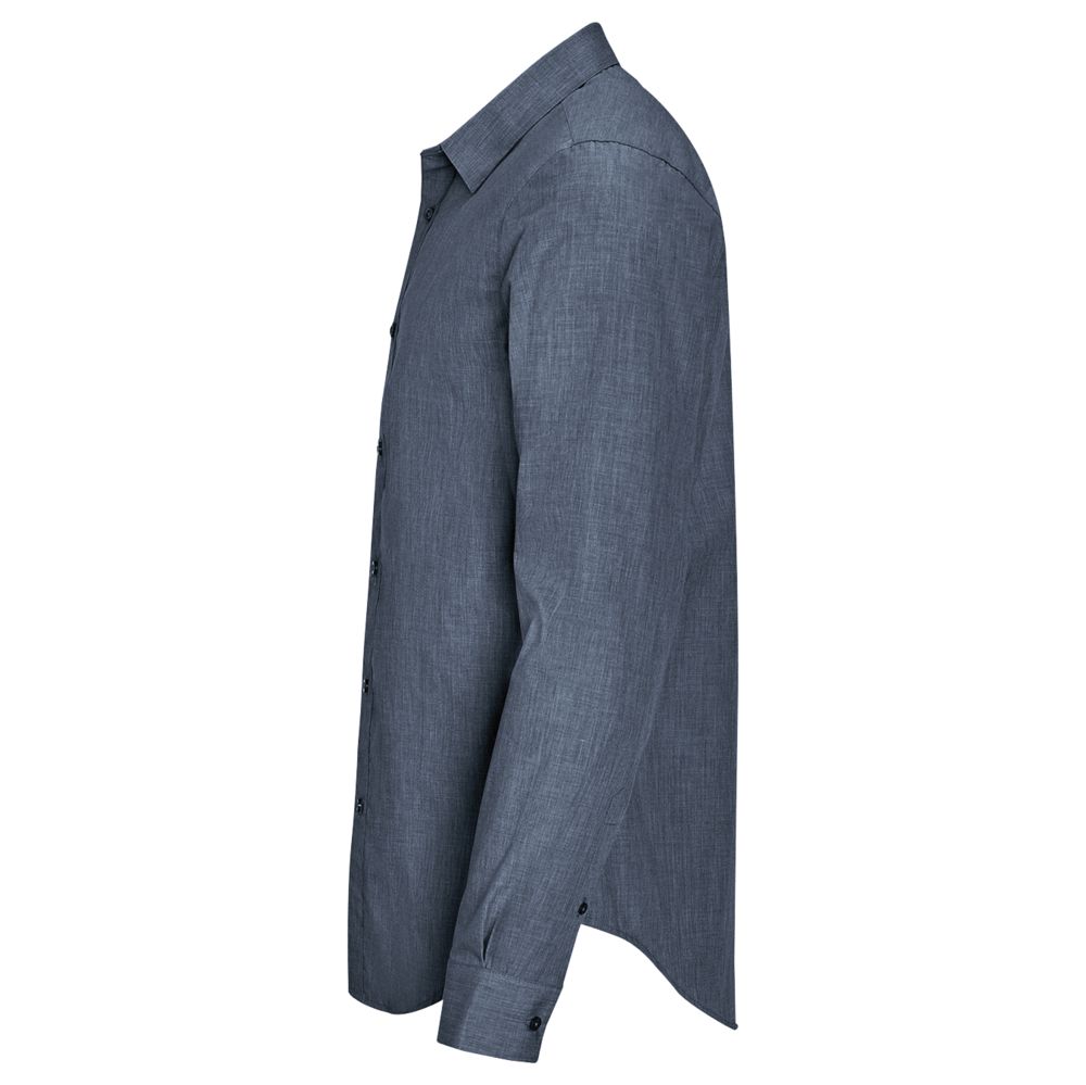 Рубашка BARNET MEN синий меланж (джинс), размер L