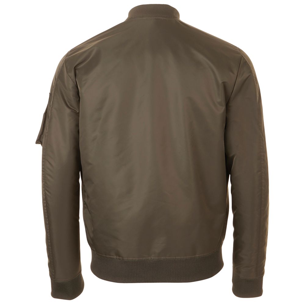 Куртка бомбер унисекс Rebel коричневая, размер XL