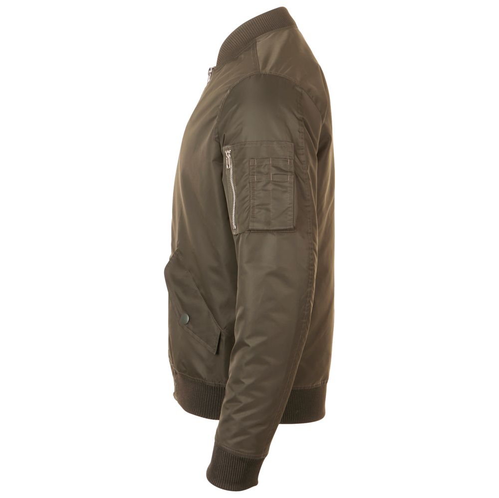 Куртка бомбер унисекс Rebel коричневая, размер XL