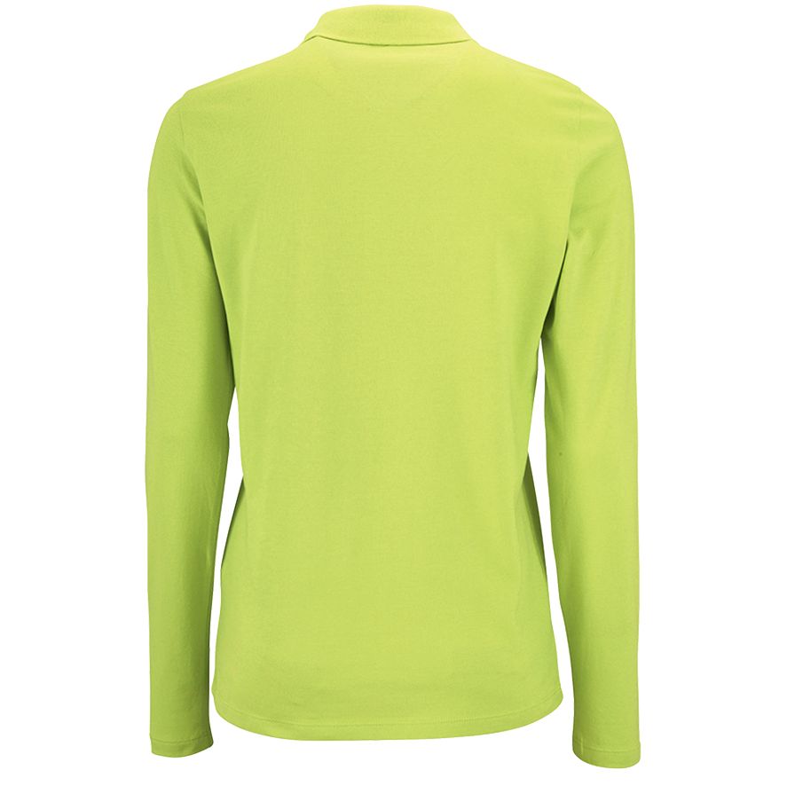 Рубашка поло женская с длинным рукавом Perfect LSL Women зеленое яблоко, размер XXL