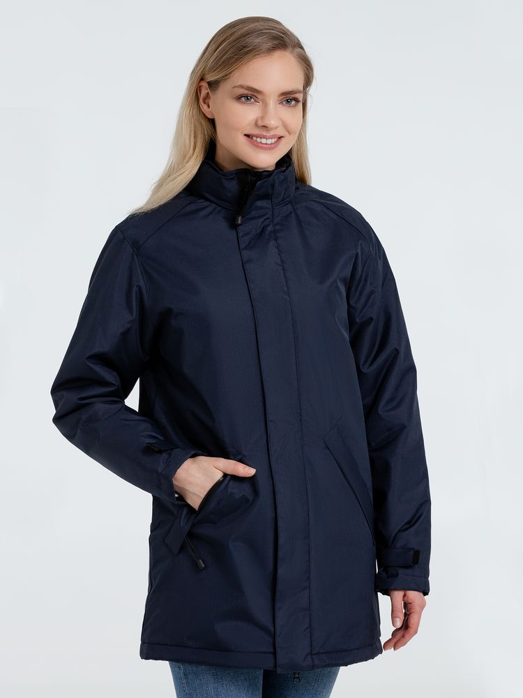 Куртка на стеганой подкладке Robyn темно-синяя, размер 3XL