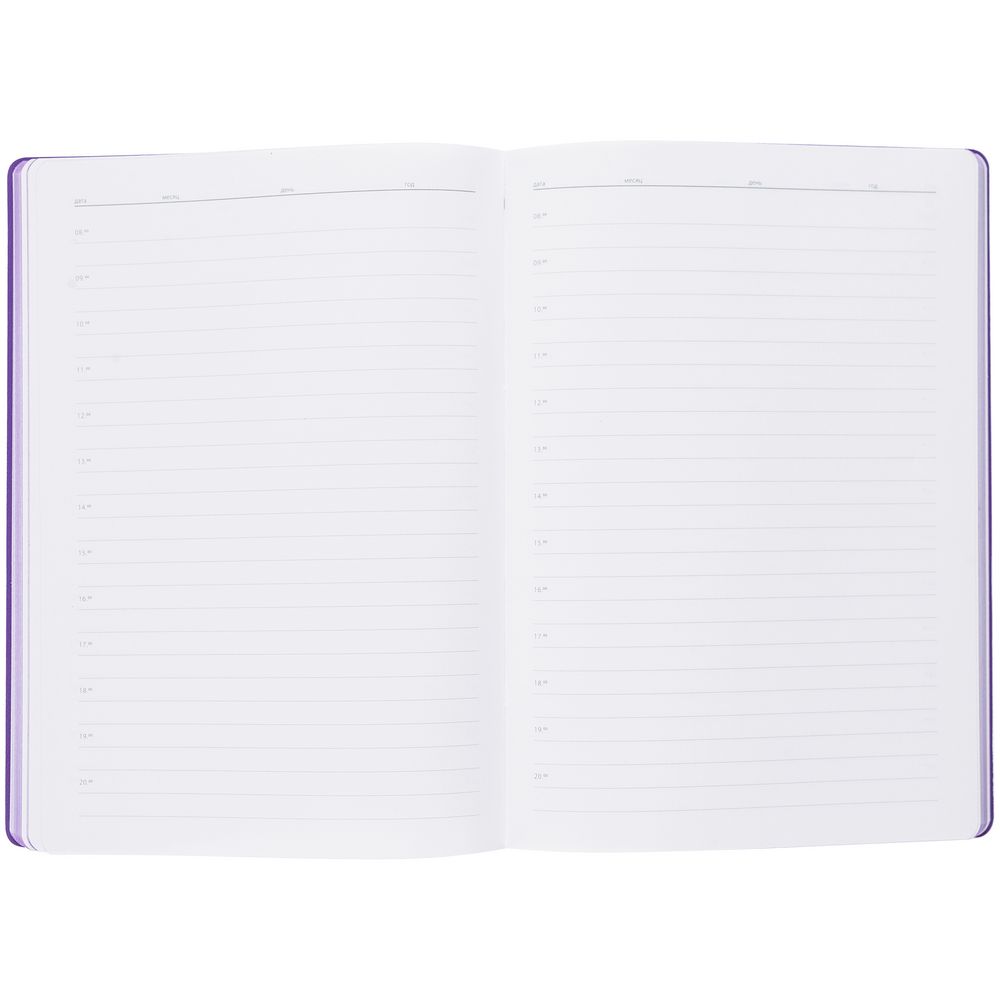 Ежедневник Flexpen, недатированный, серебристо-фиолетовый