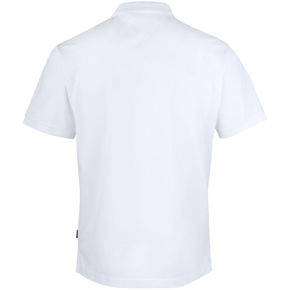 Рубашка поло мужская Sunset белая, размер XXL
