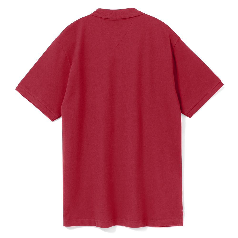 Рубашка поло мужская Neptune вишнево-красная, размер XL