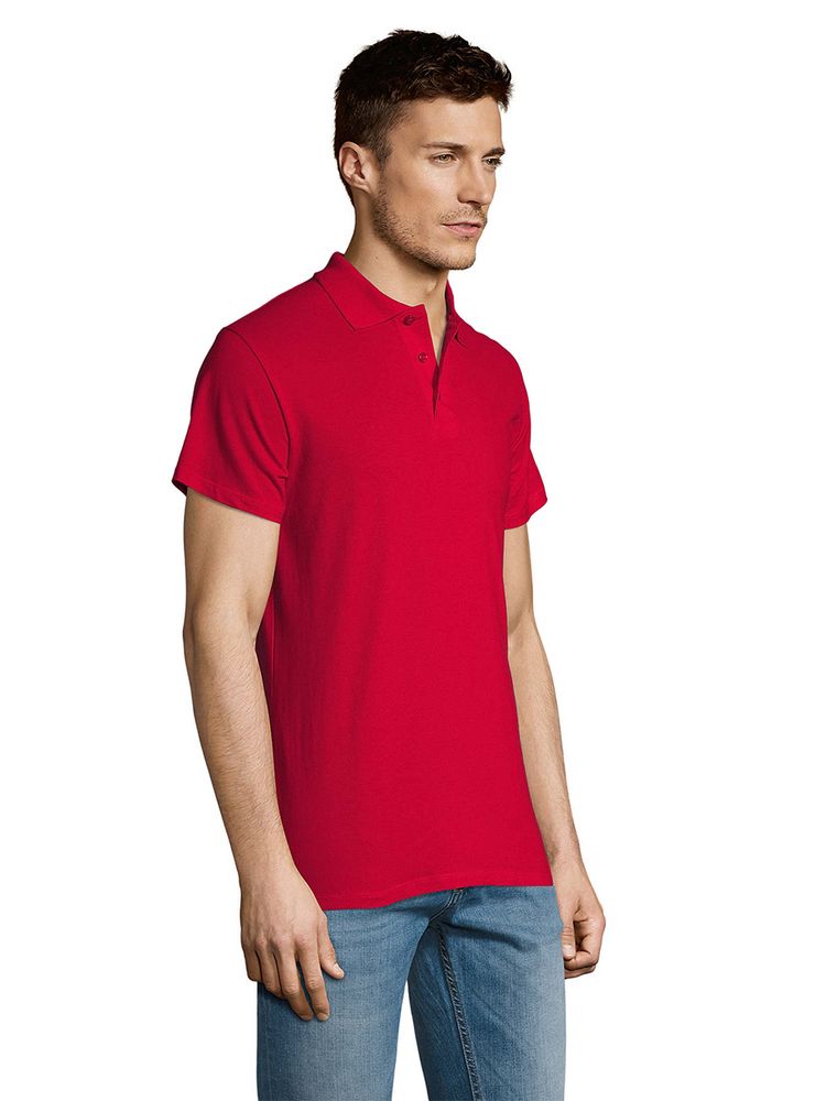 Рубашка поло мужская Summer 170 красная, размер XL