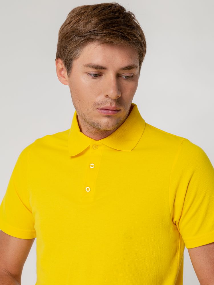 Рубашка поло мужская Virma light, желтая, размер S