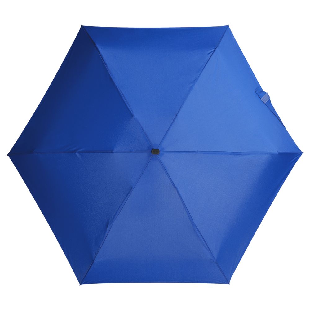 Зонт складной Unit Five, синий в черно-синем чехле