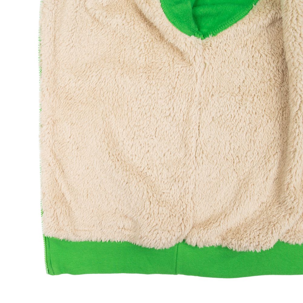 Толстовка унисекс на молнии Sherpa 280, темно-зеленая, размер XL