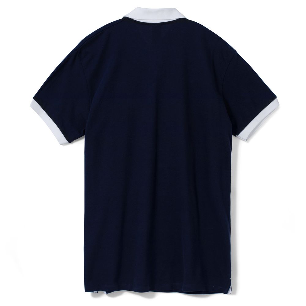 Рубашка поло Prince 190, темно-синяя с белым, размер S