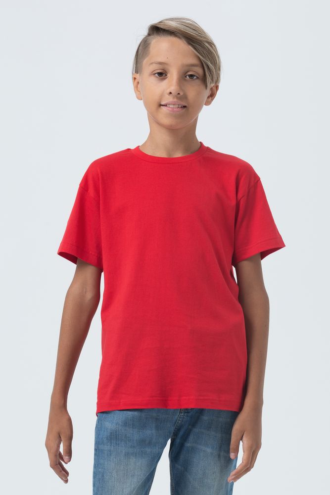 Футболка детская Regent Fit Kids, красная, на рост 106-116 см (6 лет)