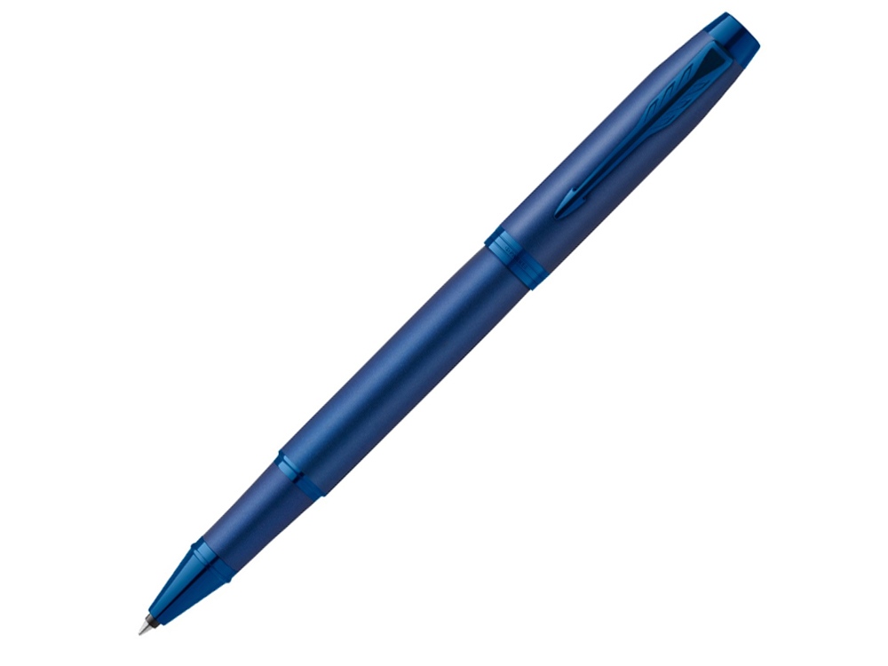 Ручка роллер Parker IM Monochrome Blue, стержень:F, цвет чернил: black, в подарочной упаковке.
