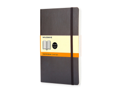 Записная книжка Moleskine Classic Soft (в линейку), Large (13х21см), черный