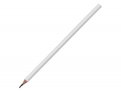 Трехгранный карандаш Conti из переработанных контейнеров, белый