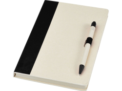 Блокнот размером A5 и шариковая ручка Dairy Dream, черный