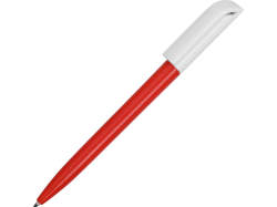 Ручка пластиковая шариковая Миллениум Color BRL, красный/белый