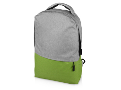 Рюкзак Fiji с отделением для ноутбука, серый/зеленое яблоко