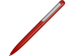 Ручка металлическая шариковая Skate, красный/серебристый