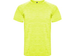 Спортивная футболка Austin детская, меланжевый неоновый желтый