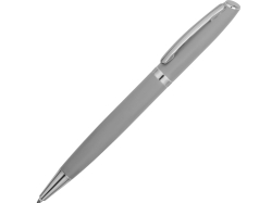 Ручка металлическая шариковая Flow soft-touch, светло-серый/серебристый