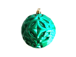 Новогоднее подвесное украшение из полистирола / 8x8x8см, зеленый
