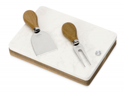 Набор ножей для сыра Fontina, акация и искусственный мрамор