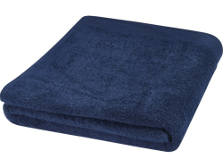 Полотенце для ванной Riley из хлопка плотностью 550 г/м² и размером 100x180 см, темно-синий