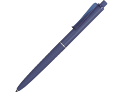 Ручка пластиковая soft-touch шариковая Plane, синий