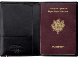 Обложка для паспорта S.T. Dupont, черный