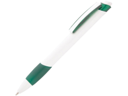 Ручка шариковая Соната, белый/зеленый (Р)