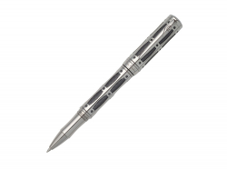 Ручка -роллер Pierre Cardin THE ONE. Цвет - пушечная сталь и черный. Упаковка L