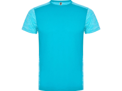 Спортивная футболка Zolder мужская, бирюзовый/бирюзовый меланж