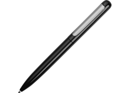 Ручка металлическая шариковая Skate, черный/серебристый
