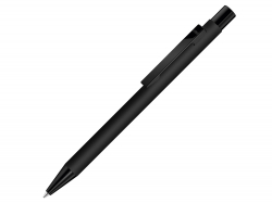 Ручка шариковая металлическая Straight M Gum, черный