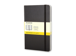Записная книжка Moleskine Classic (в клетку) в твердой обложке, Large (13х21см), черный
