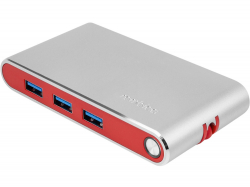 Хаб USB Rombica Type-C Hermes Red